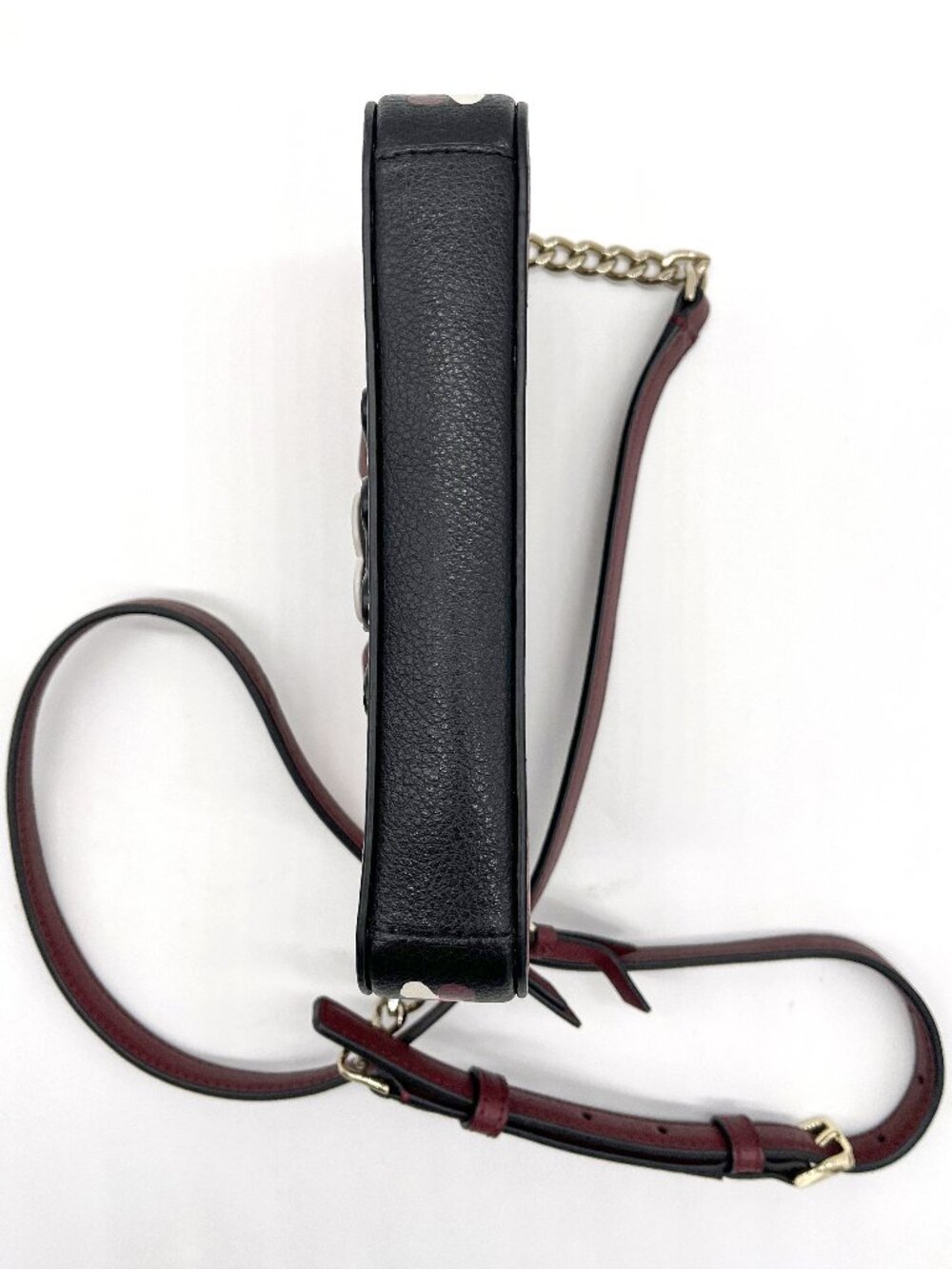 Kate Spade Dog Crossbody Bag Pink Burgundy Novelty Purse - Picture 9 of 11